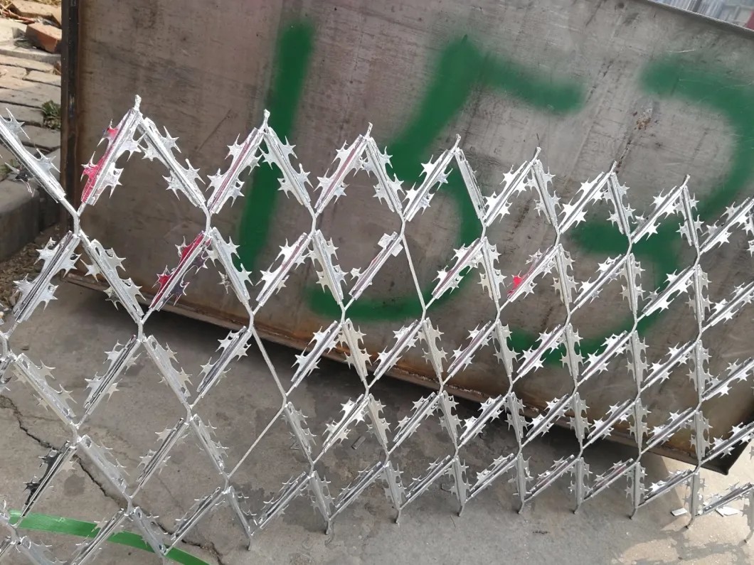 Hot Dipped Galvanized Stainless Steel Concertina Razor Barbed Wire, Pvc Coated Barbed Wire Fence With Customizable