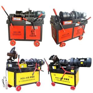 China Hgs40 / Hgs50 Rebar Thread Rolling Machine Steel Metal Building wholesale