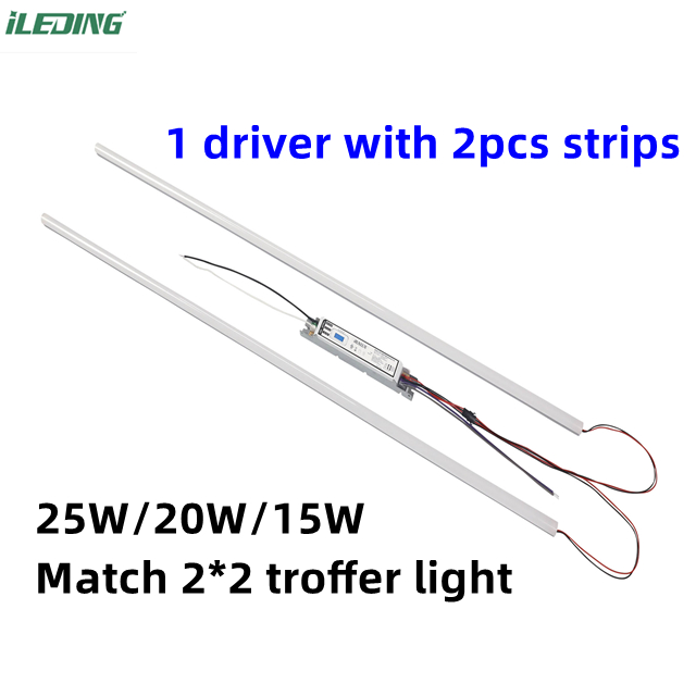 Quick Retrofit Solution Energy Saving Dimming LED Magnetic Linear retrofit Kit with Emergency