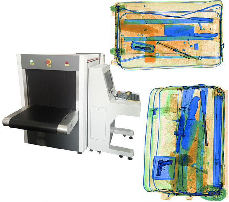 Multi Language Baggage / Parcel Scanner Machine 160KV Reliable Performance