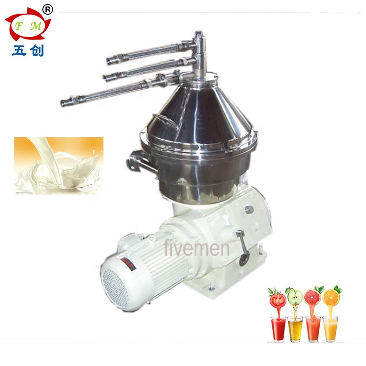low noise continuous disc centrifuge  separator machine  for coconut juice clarification