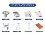 18 Gauge Handmade Kitchen Sink Apron Install Double Bowl Undermount
