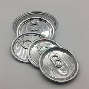 China Internatonal Standard Size #209 #211 #300 #307 #401 #502 Aluminum Peel Off Total Open Easy Open Lids For Paper Tube Plastic Can wholesale