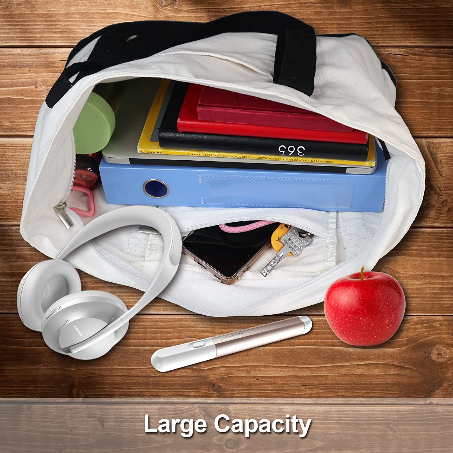Stationery Storage Eco Canvas Bags Fine Printed Cotton Shopping Bags