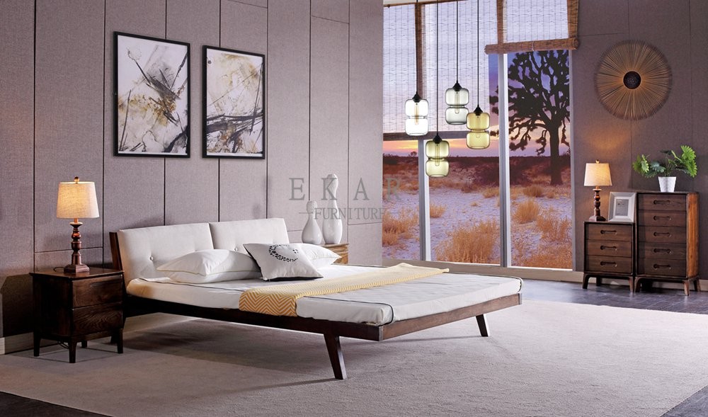 Modern Bedroom Furniture Upholstered Bed Headboard