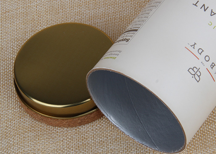 Customized Paper Cylinder Containers / Composite Cans For Wine Packaging