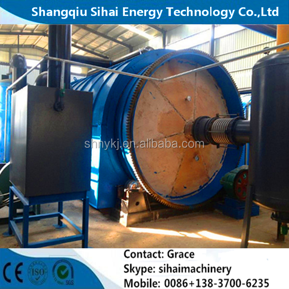 Tire Recycling Line For Pyrolysis Oil Refinery Production Equipment