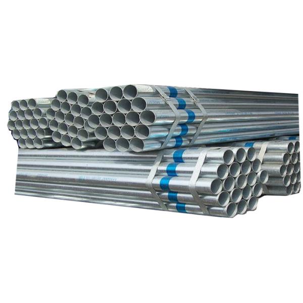 Round Hot Dip Galvanized Tube , Oil Square Carbon Steel Gas Pipe 1-12m