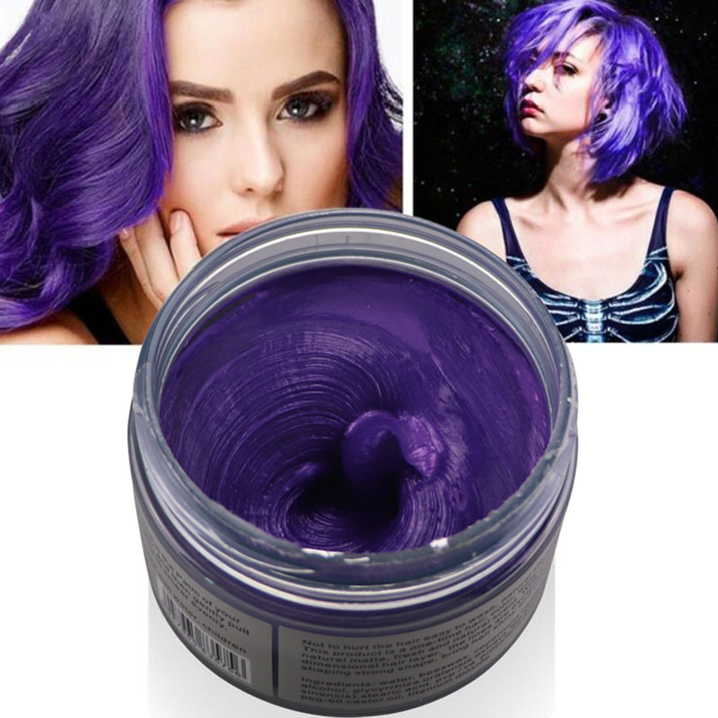 Strong Hold Custom Crazy Colour Semi Permanent Hair Dye Cream for Multi Fashion Color
