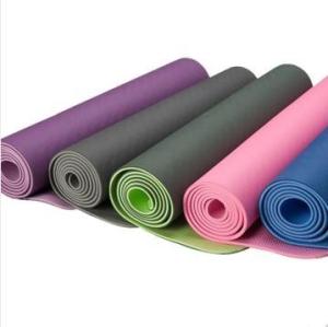 China double textured eco-friendly TPE yoga mat wholesale