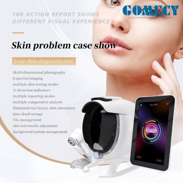15 Types Detection Indicators Skin Analyzer Facial Diagnostic Skin Moisture Test Facial Analysis 3d Skin Analysis Machine