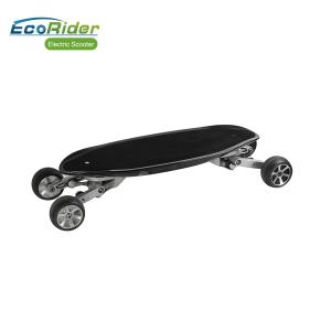 China Light Weight 1000W 4 Wheel Skateboard With Bluetooth Remote Control wholesale