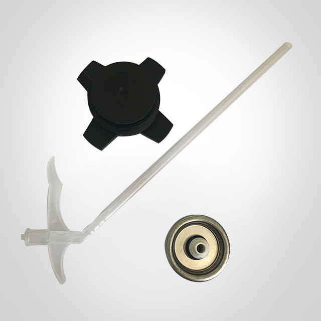 1Inch Gun Type Pu Foam Spray Can Valve With Tube And Cap For Construction Materials Cans