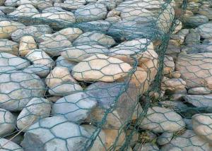 China Galvanized Stainless Steel Weaving Mesh Pvc Coated Gabion Box wholesale