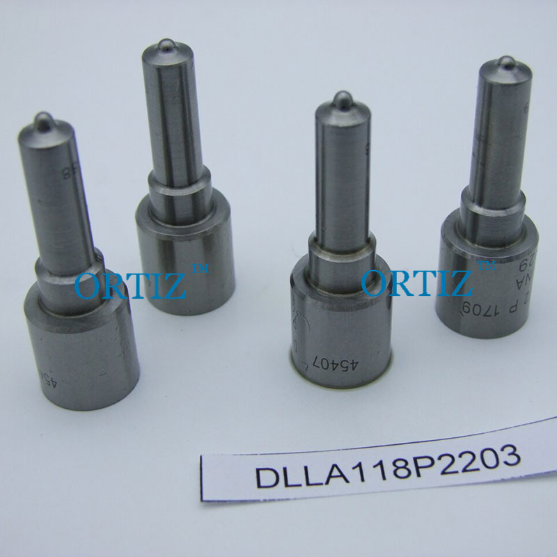 REX engine spray nozzles DLLA118 P2203 for Komatsu Cummins fuel injector diesel nozzle DLLA118P2203