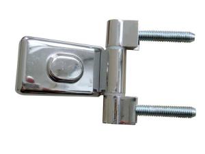 China 6-8mm Thick Aluminium Door Hinges Chrome Finish For 1000mm Width Glass Door wholesale