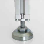 Skid Resistance T Slot Accessories Metal Leveling Feet DIN GB Standard