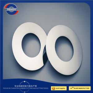 China Fabric Carbide Circular Blade 130X80X3mm Razor Slitter Blades wholesale