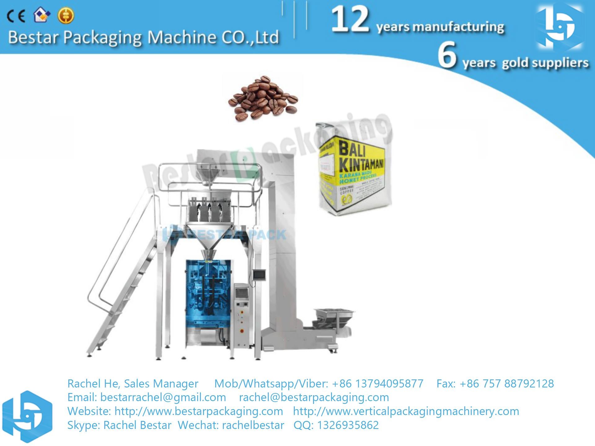Latin America coffee bean packaging machine CE standard high quality