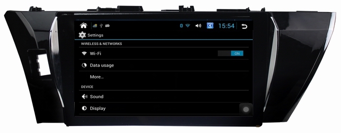 Ouchuangbo android 4.2 Toyota Corolla 2014 stereo navigation radio stereo support 4 core canbus swc