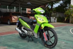 China Green Color Cub Motorcycle , 4 Stroke Scooter Cub Disc / Drum Braking Mode wholesale