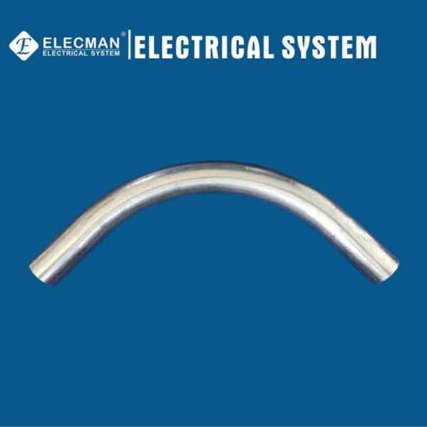 Quality Unthreaded EMT Galvanized Steel Conduit Electrical Conduit Elbow UL797 for sale