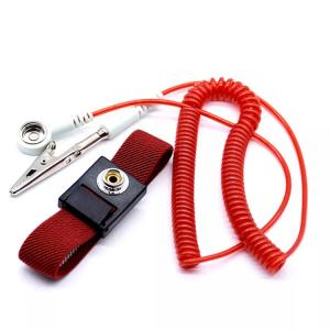 China Electronic ESD Wrist Strap Antistatic Wrist Band For Cleanroom wholesale