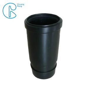 China 50-250mm Hdpe Drainage Pipe Fittings , Siphon Hdpe Expansion Socket PN6 PE100 wholesale