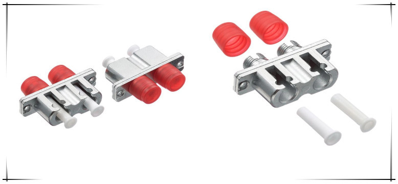 Duplex Steel FC To LC Fiber Adapter