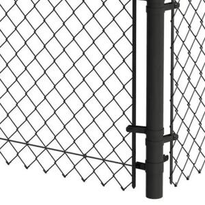 China Wholesale Used 6ft Black Animal Weaving Chain Link Fence Poles 100 Meter Roll wholesale