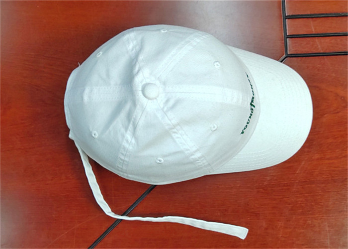 ACE ODM Creative Flat Embroidery Logo Long Strip Buckle Custom Baseball Curve Brim Cap Hat