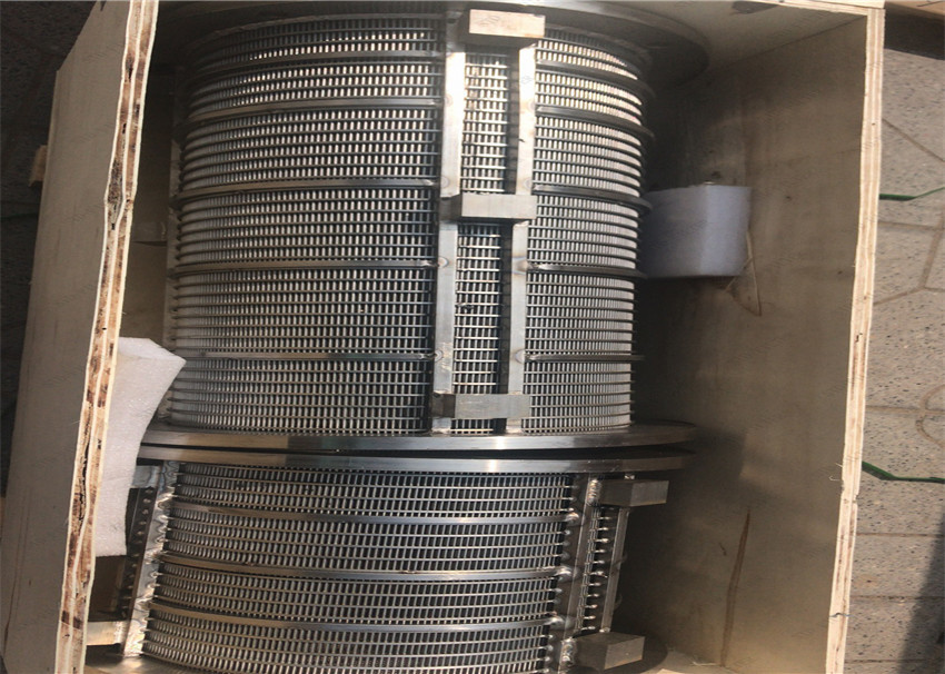 Petrochemical Stainless Steel 304 Wedge Wire Filter 0.1mm Slot