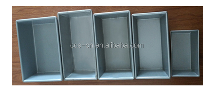 26.9*14*7.6CM non-stick Single 1.5LBS Alumminum steel baking loaf pan baking tray toast box bread molding bread baking