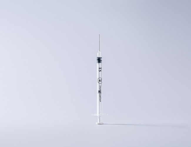 Medical 0.5ml Auto Injection Syringe CE Certification Luer Lock Type