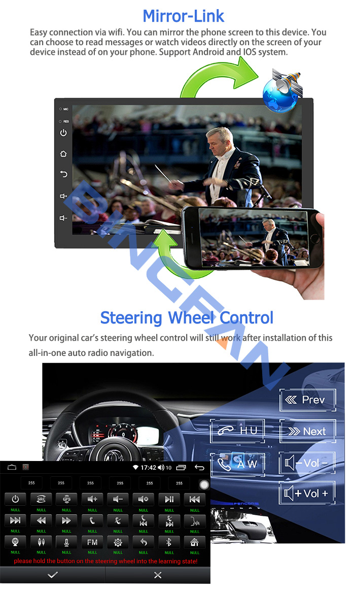 TS18 Android 10.0 System 8 Core 9 Inch 2+32 GB 4+64GB Wireless Navigation & GPS Car DVD Player Car Radio 4G LTE