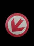 Aluminum 8 Directions 3M Film Reflective Traffic Signs Engineering Grade