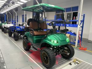 China Off Road 4 Seater Electrical Golf Cart With Dash Lighting wholesale