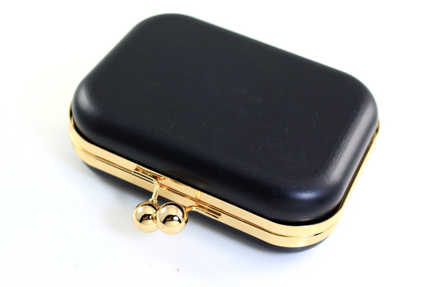 Eco Friendly Square Gold Ball Clasp Purse Frame 225g