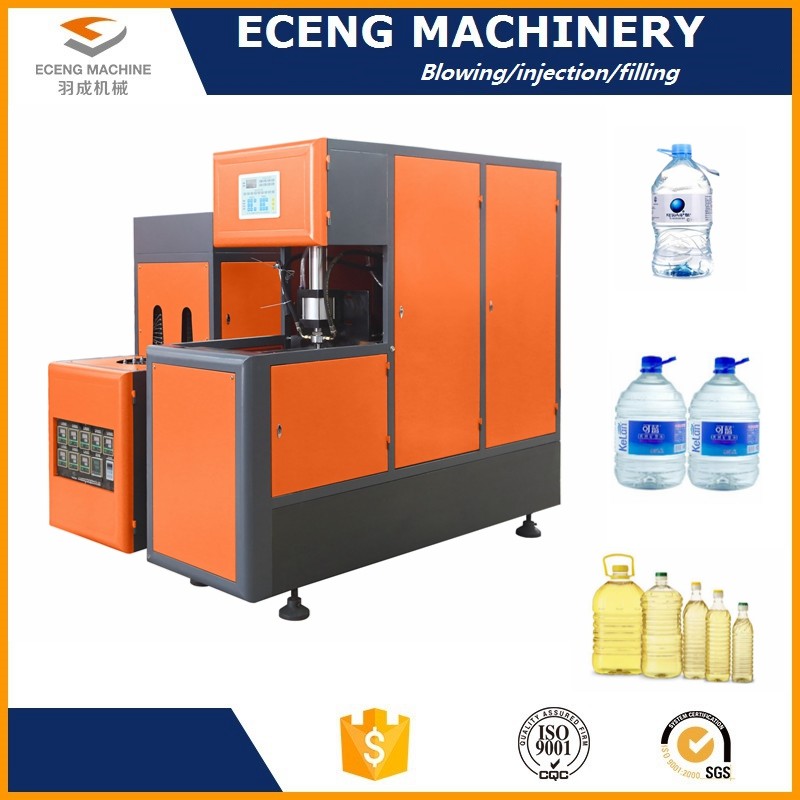 Infrared Pre - Heating Pet Bottle Making Machine Making Oil Bottles With Handles