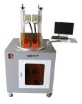 Double Laser Heads Fiber Laser Marking Machine High Marking Efficiency