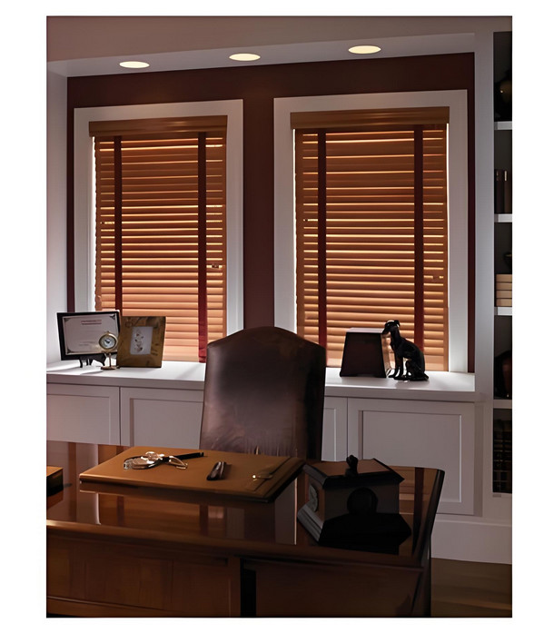 Cordless Blackout Blinds Adjustable Light Control Energy Saving For Office Bedroom