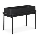 5 Star Hotel Luxury Outdoor Black Metal Flowerpot