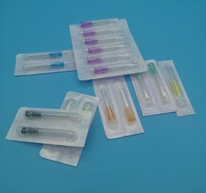 China Brown Disposable Hypodermic Needles Out Diameter 0.45mm 26G wholesale