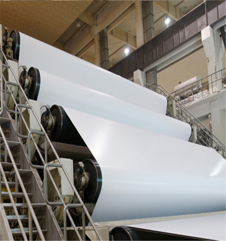 Offset Printing Compatible White Couch Jumbo Roll Raw Paper Materials ART PAPER C2S