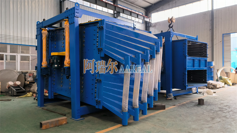 Ceramic Proppant Industrial Gyratory Sifter 10-15 TPH Duplex Sieving Technology