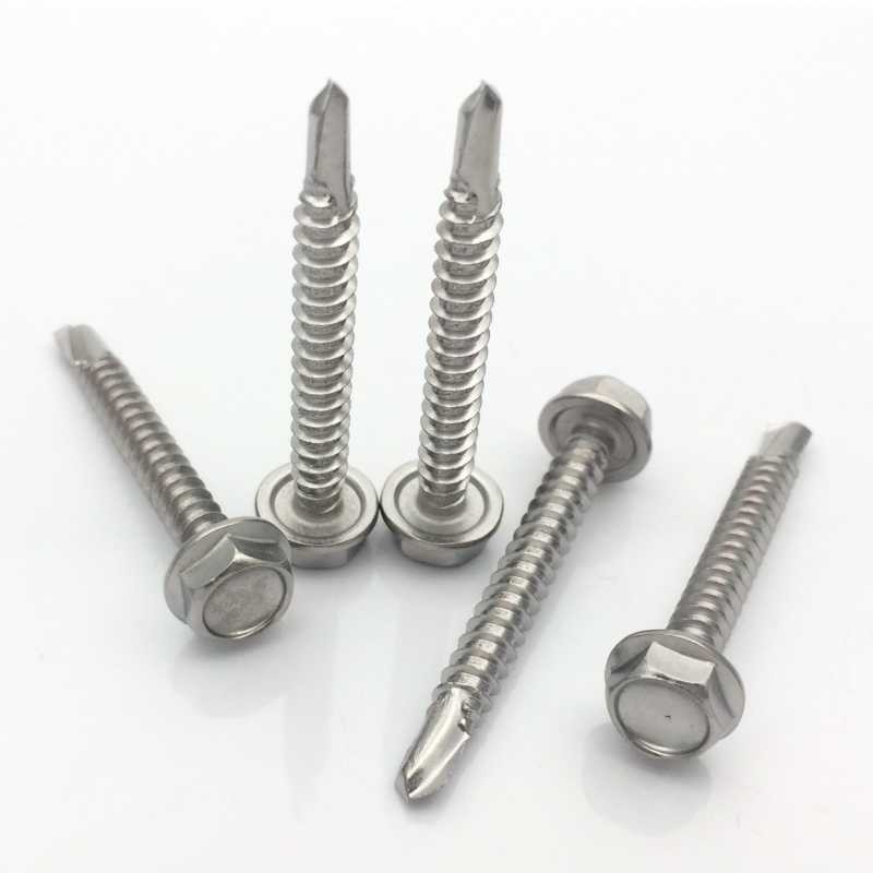 Self Drilling Flat Head Screws Corrosion Resistant SS304 Screws Sharp Point
