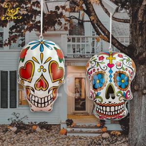 China Softball Fans' Must-Have Inflatable Halloween Sugar Skull Decoration For Yard Garden wholesale