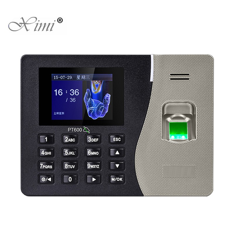 Biometric Time Attendance Machine ZK PT600 Fingerprint Time Clock TCP/IP Biometric Fingerprint Time Attendance With IC Card