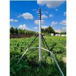 Hand Push Up Telescopic Antenna Mast Locked by Flexible Tip
