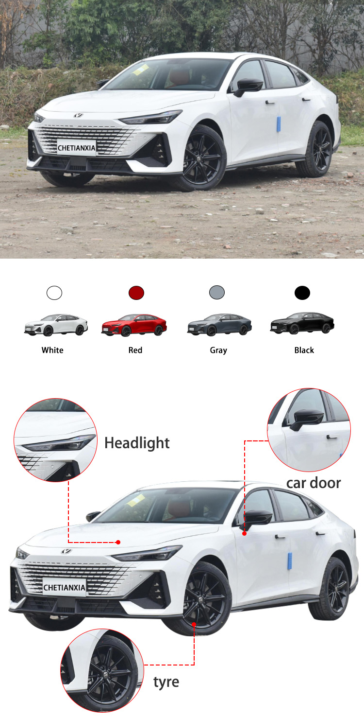 EV 4 Wheel Drive Hybrid Sedan Cars Electric New Energy UNI-V Changan